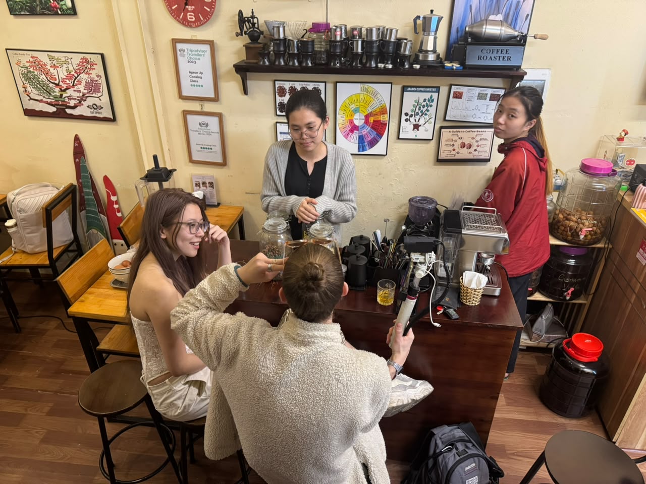 Coffee class group session